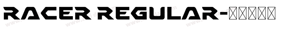 Racer Regular字体转换